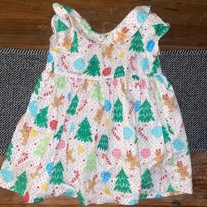Girls 18M Good Lad 100% Cotton Christmas Dress